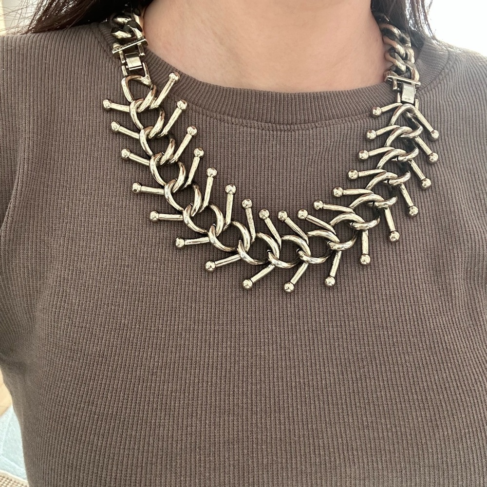 All Saints Gold Chain Necklace - Picture 4 of 4